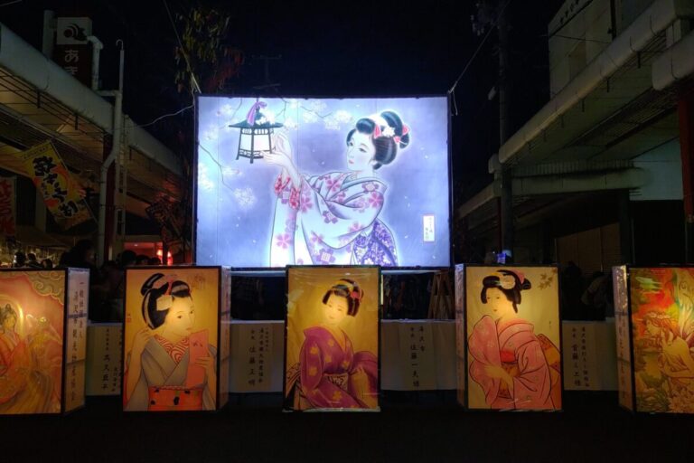 闇夜を照らす幻想的な灯り！湯沢七夕絵どうろうまつりをご紹介！