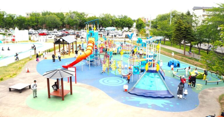 みんなで遊べる場所『農試公園ガリバー広場』はみんなで助け合う場所|北海道札幌市