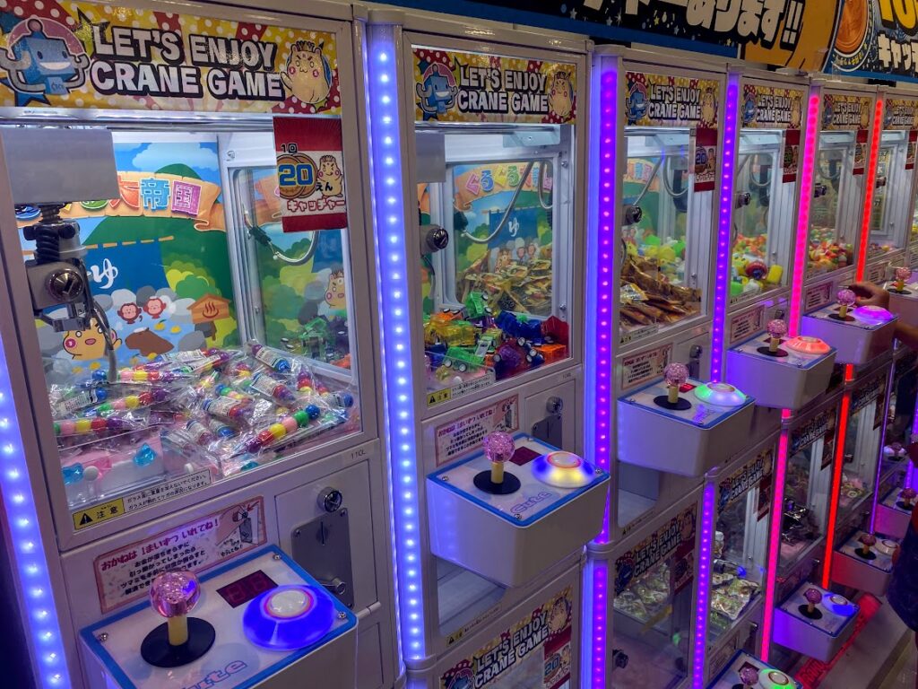 10円から30円で楽しめるクレーンゲーム