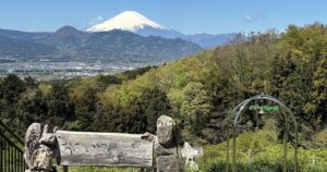おおいゆめの里から見る富士山
