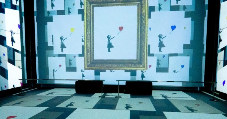 バンクシーの作品を一度に3作品も鑑賞できる！GMOデジタル美術館【渋谷】