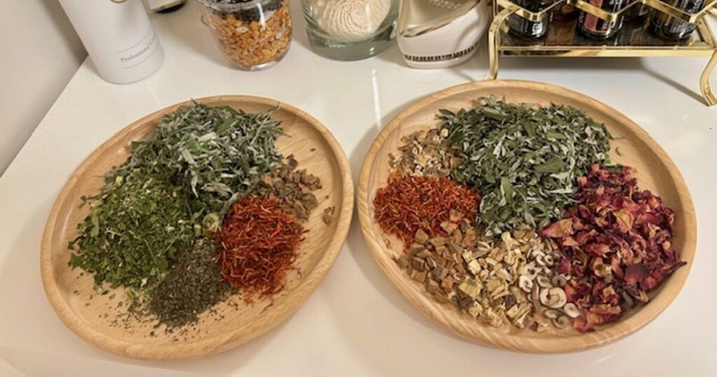 よもぎとハーブブレンド