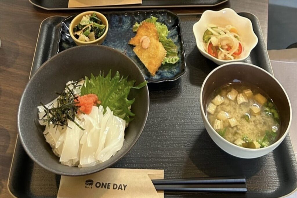 イカ、ランチ、ONE DAY