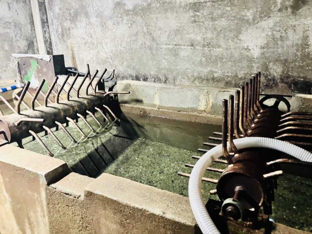 もやしに使う井戸水
