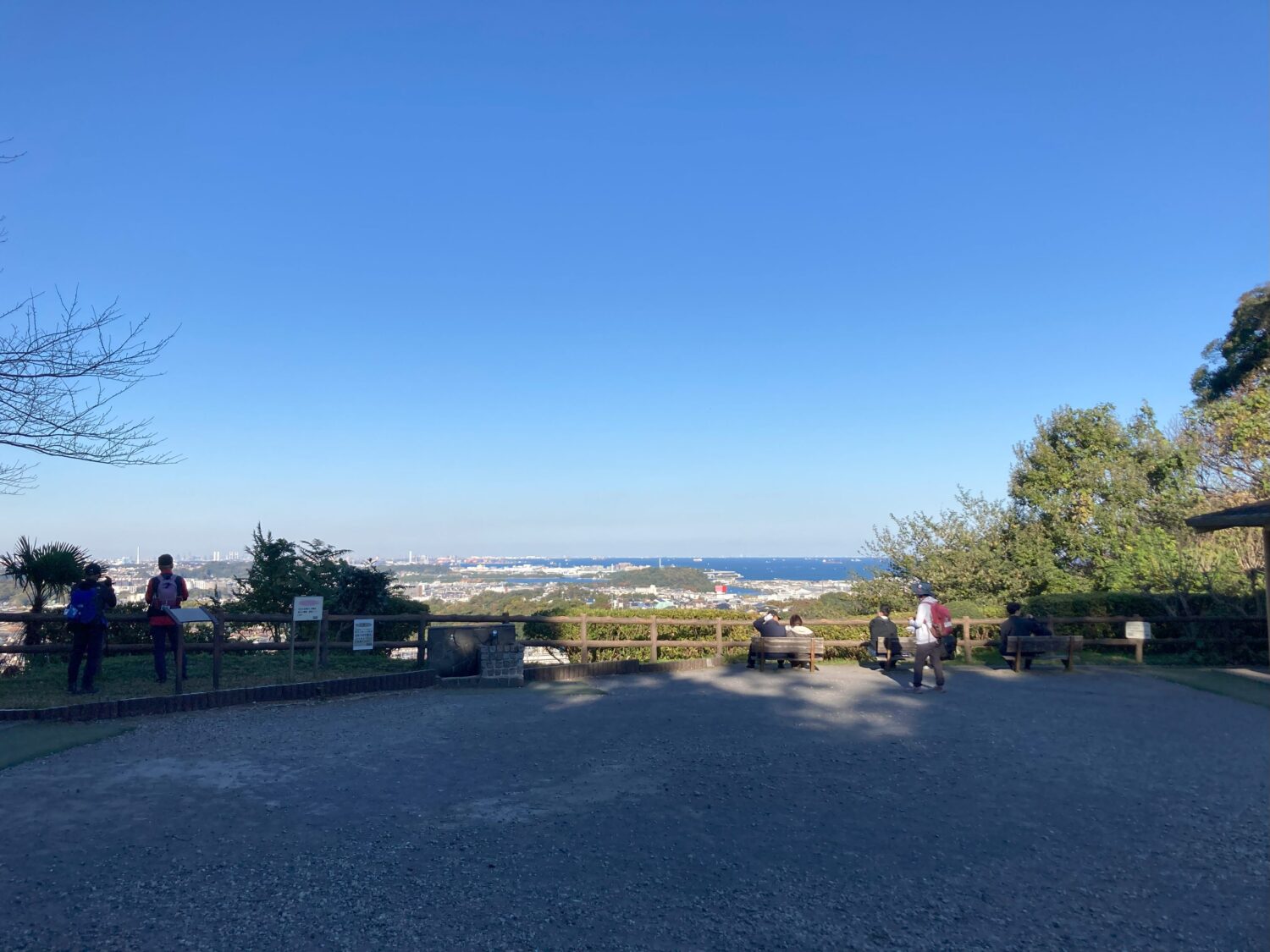 鷹取山公園からの景色
