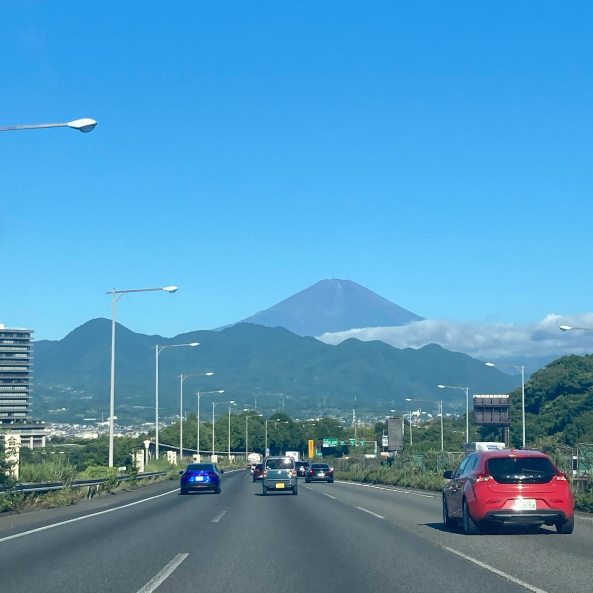 目の前には富士山