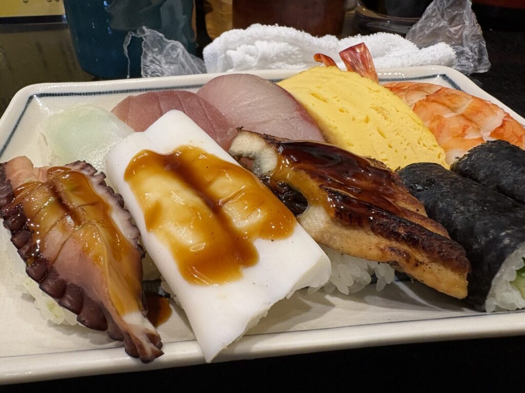 ランチ500円も！今回は800円の寿司ランチを注文