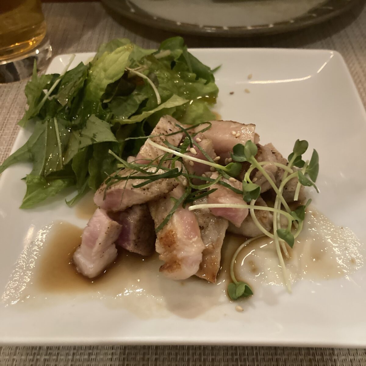 ほうじゅ豚のステーキ