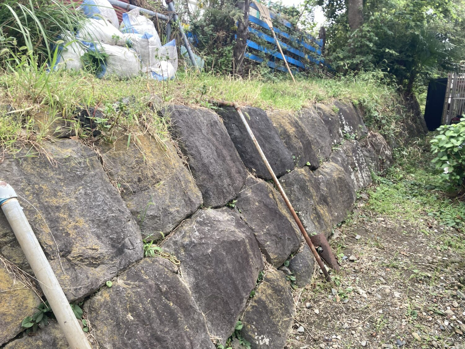 神奈川台場跡の石垣