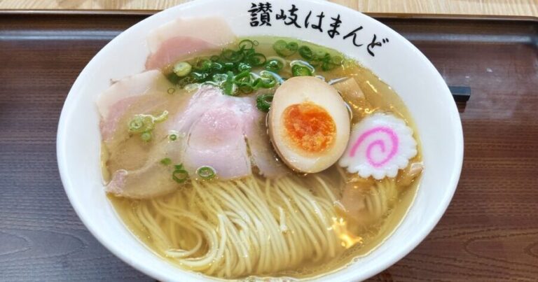 讃岐ラーメンはまんどがフードコートスタイルで気軽に食べられる｜高松オルネ店