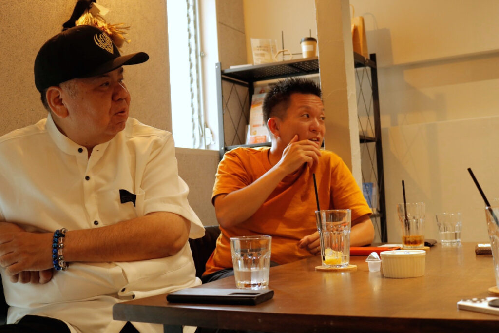 東大阪ローカルメディア座談会―太田さん(アイラブ東大阪)と岡田さん(まいぷれ東大阪)