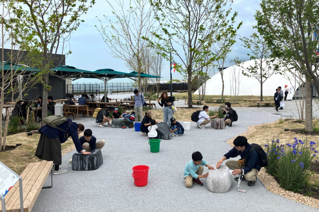 大阪石材工業ーLove Stone Project EXPO 2025会場全体の様子