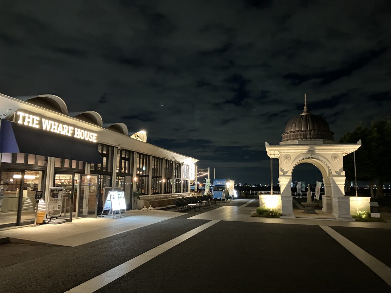 山下公園内にあるTHE WHARF HOUSE