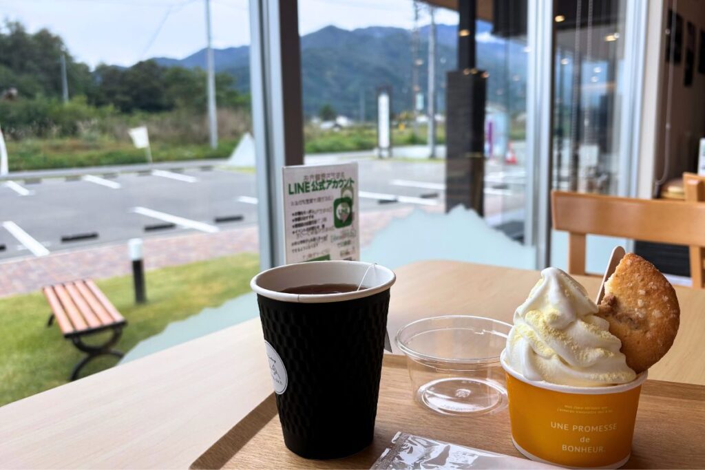 菓子庵 石川 アルプスファクトリー、ソフトクリーム