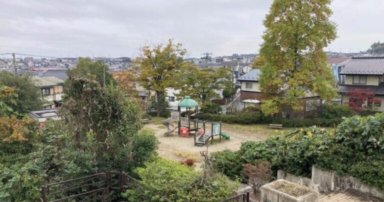 2階建て！？住宅街にある「南光台三丁目公園」｜宮城県仙台市