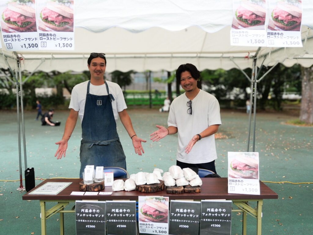 渋谷のワインバル「HUIT（ユイット）」のブース