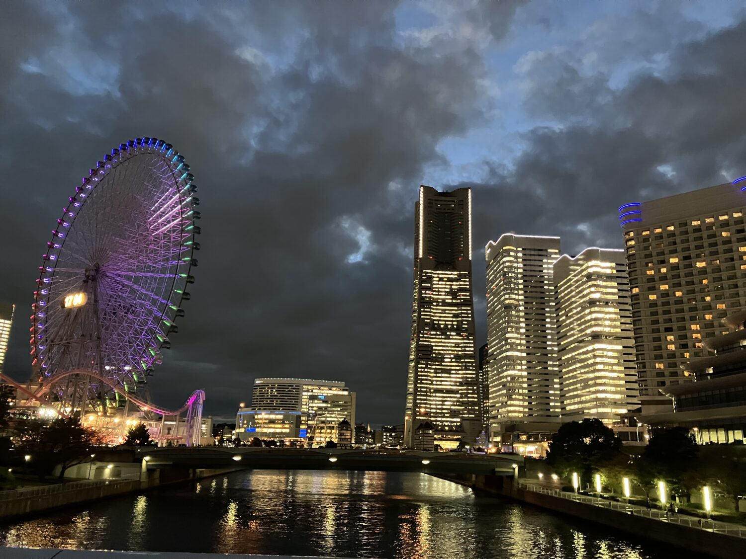 みなとみらいの夜景