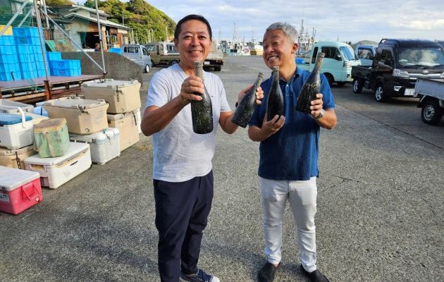 下田市須崎港・ふじみ野市の海底熟成酒『河岸の蔵』