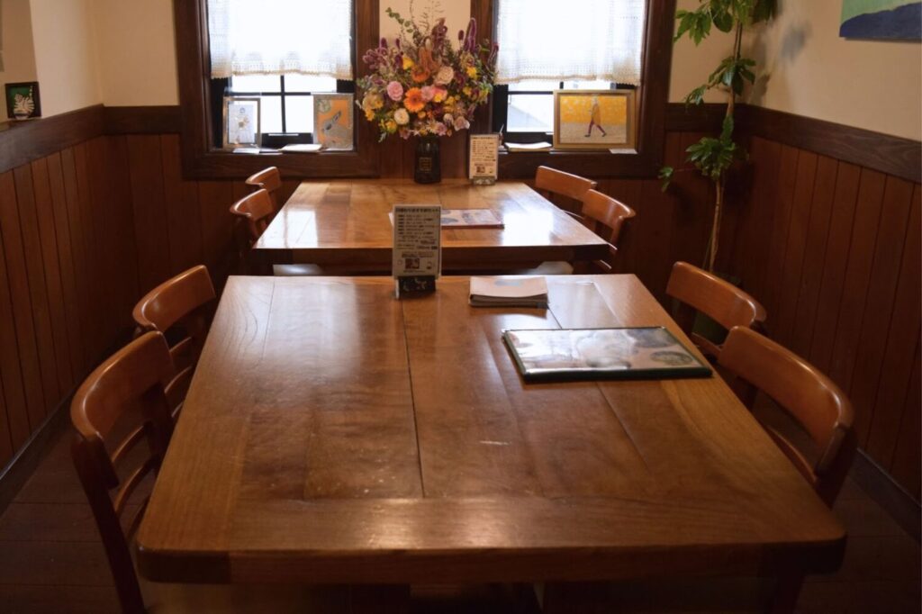 ヴィバーチェで使われているテーブル