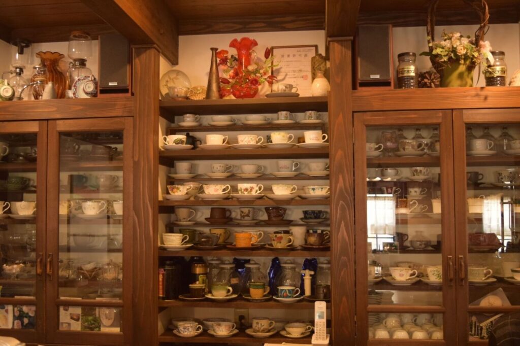 喫茶店ヴィバーチェで使われているカップ