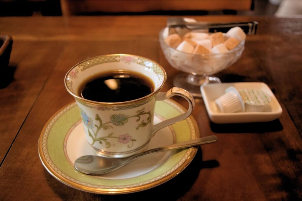 鳥栖市の喫茶店ヴィバーチェのコーヒー