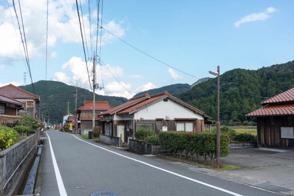 萩市明木の風景
