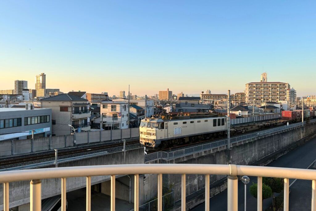 東大阪　公園　スカイランド　電車