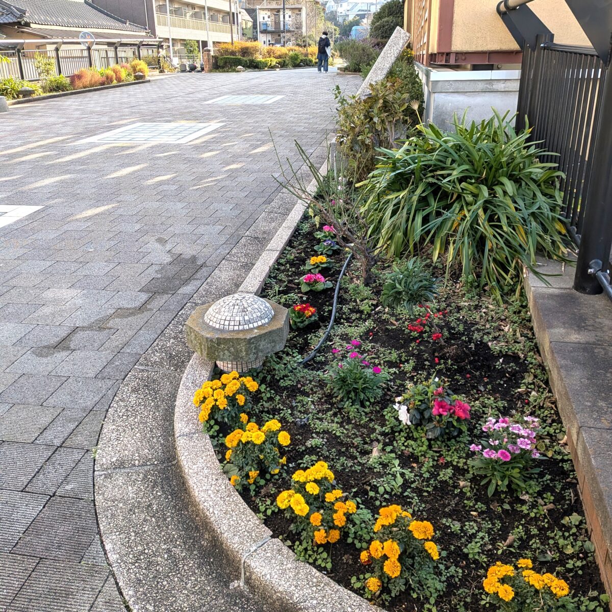 東横フラワー緑道の花壇