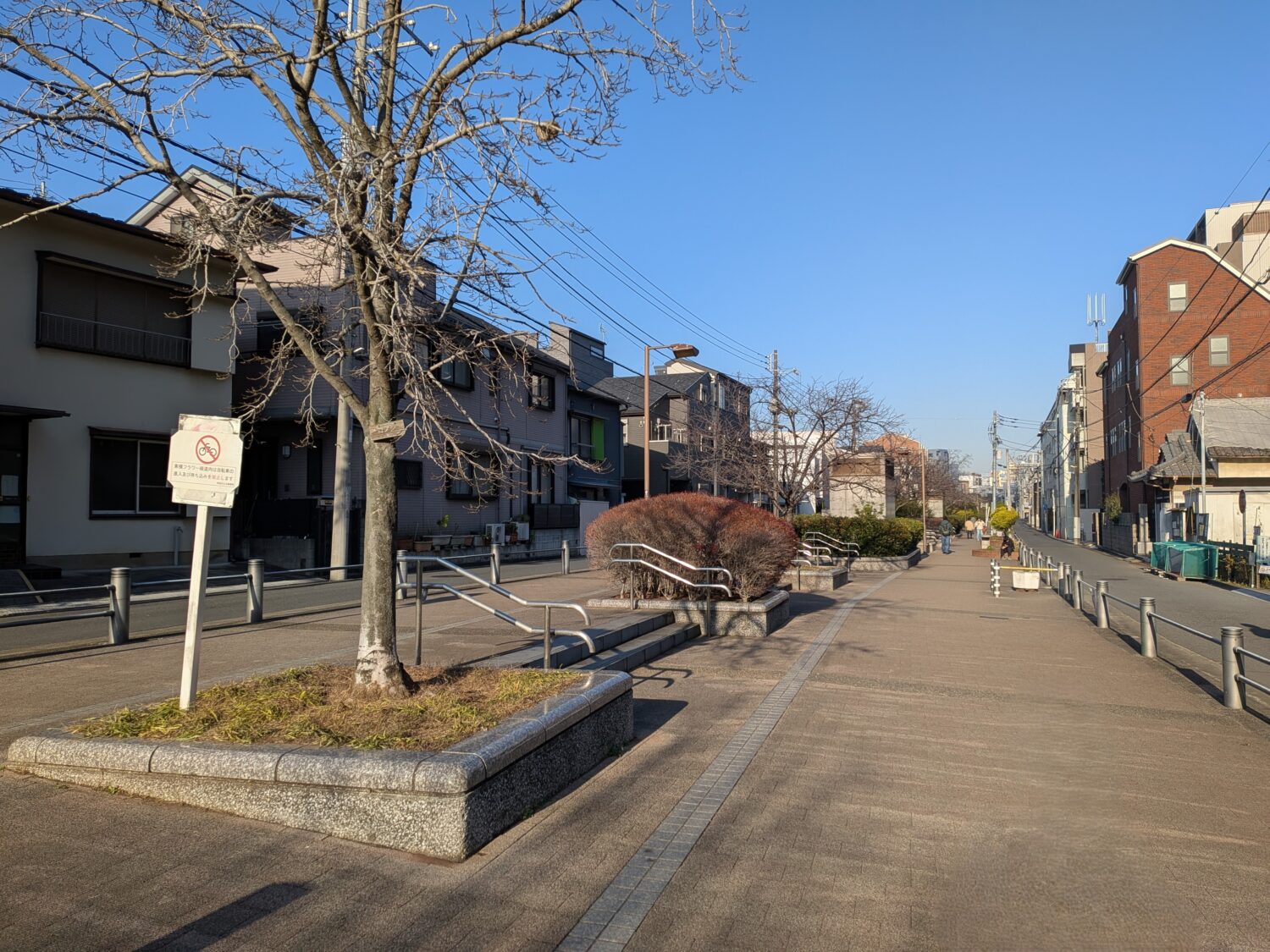 東横フラワー緑道の様子