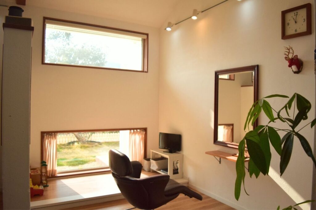 journeyの店内奥の席。