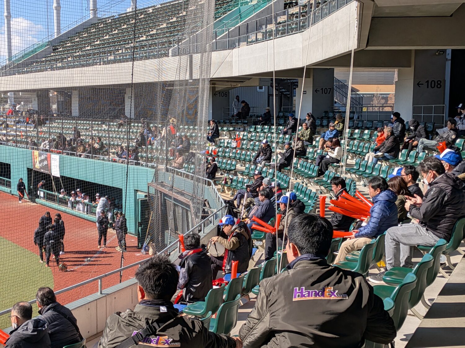 ハンズホールディングスCUPの観客の様子