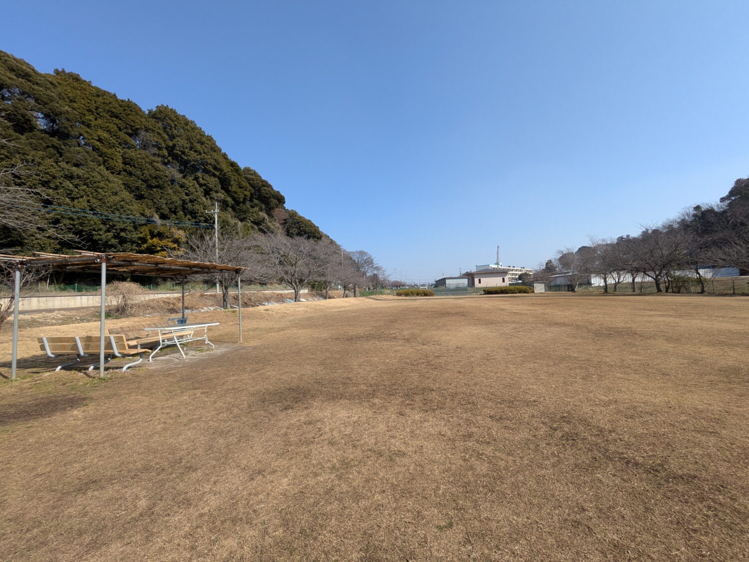 野々下水辺公園の広場
