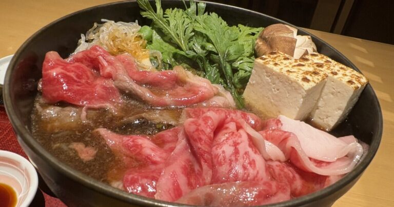 横浜の食文化を味わう｜牛鍋御膳を「牛鍋処 荒井屋 そごう横浜店」で