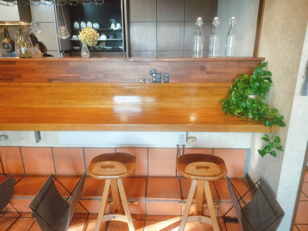 CafeLilyカウンター席