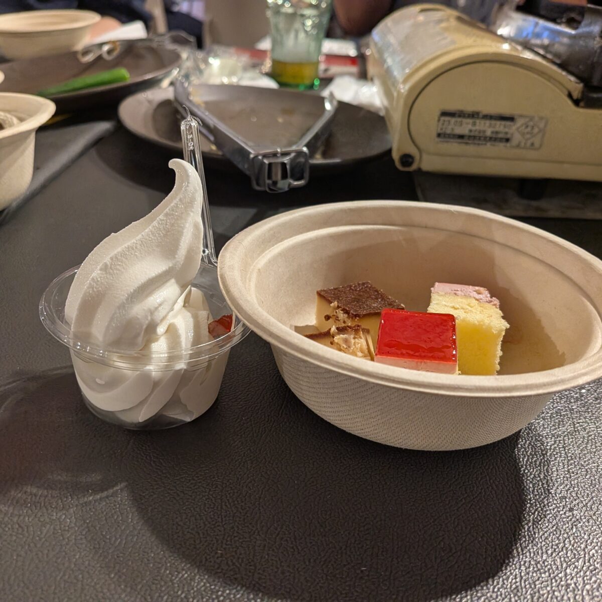 BBQの後のデザートは欠かせない