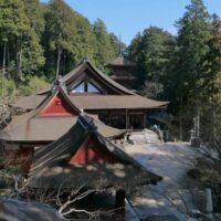 長命寺（滋賀県近江八幡市）聖徳太子建立の伝統的な寺院