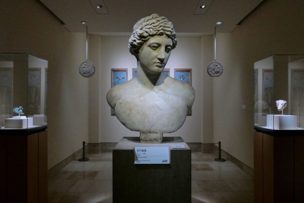MIHO MUSEUM（ミホミュージアム）滋賀・美術館・建築ー常設展（ギリシア・ローマ彫刻）