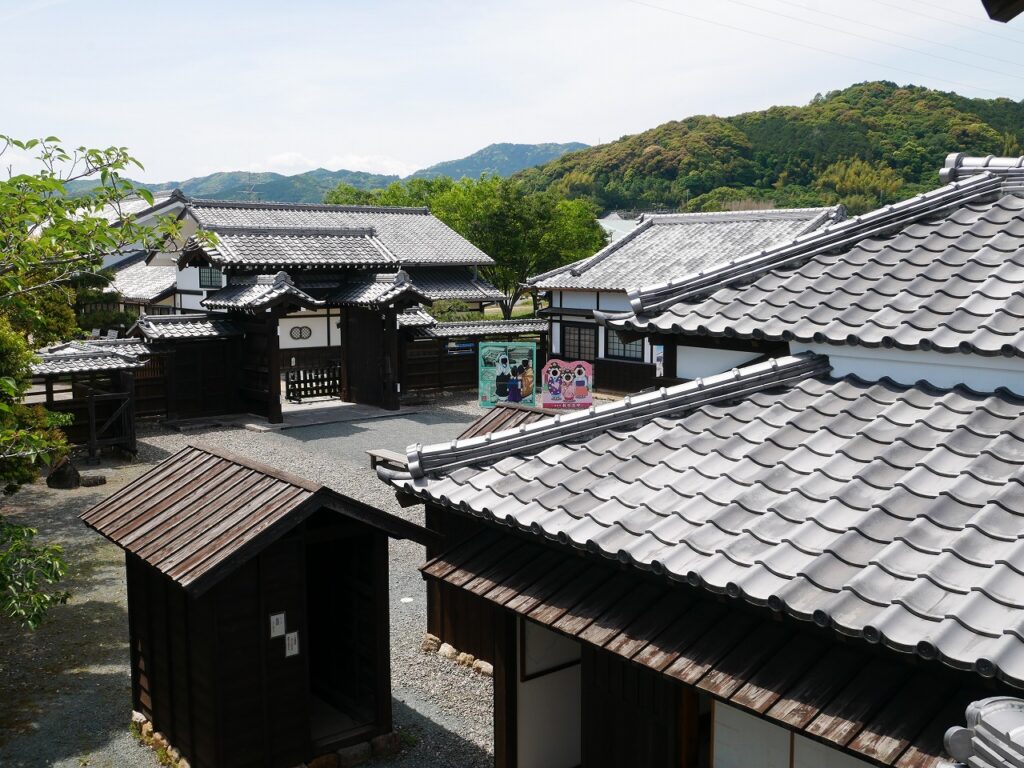 塩見番所から西側を見た風景
