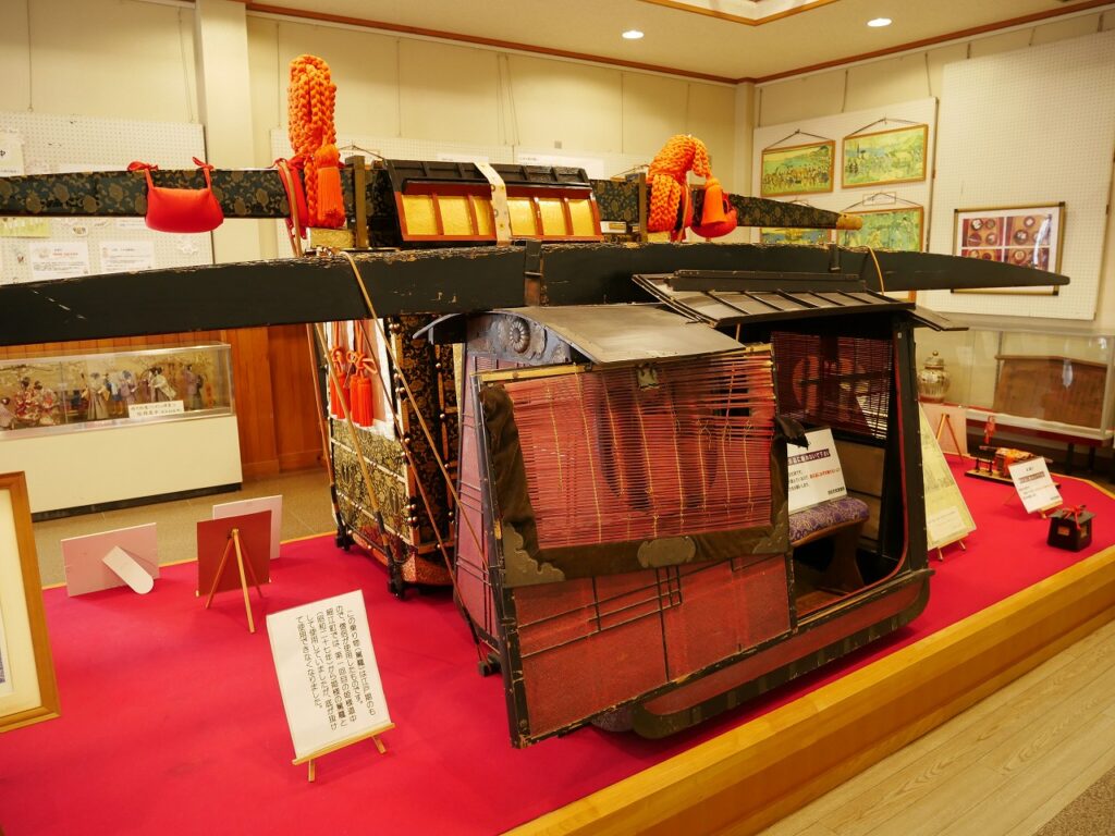 江戸時代に僧侶が使用していた駕籠
