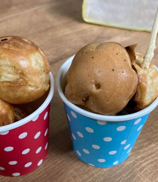焼き上がったベビーカステラ。とてもおいしそう（画像提供：ユースセンター ふらっと）