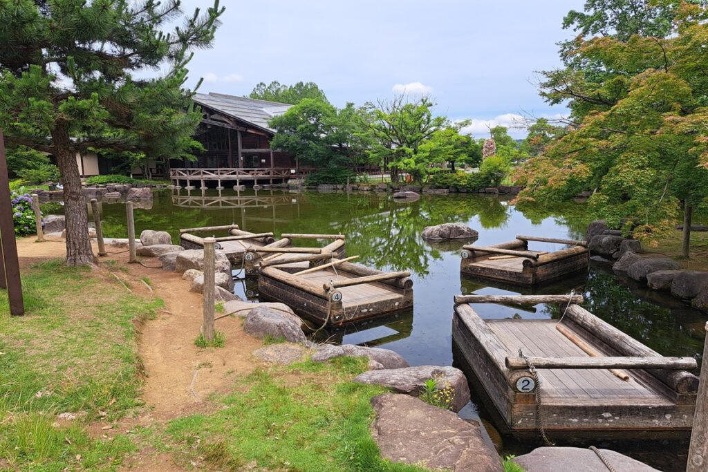 福井県総合グリーンセンターのミニボート池