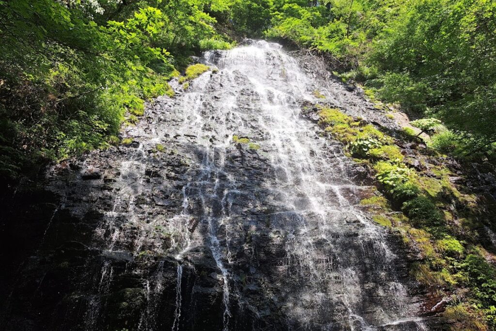 福井県池田町の龍双ヶ滝