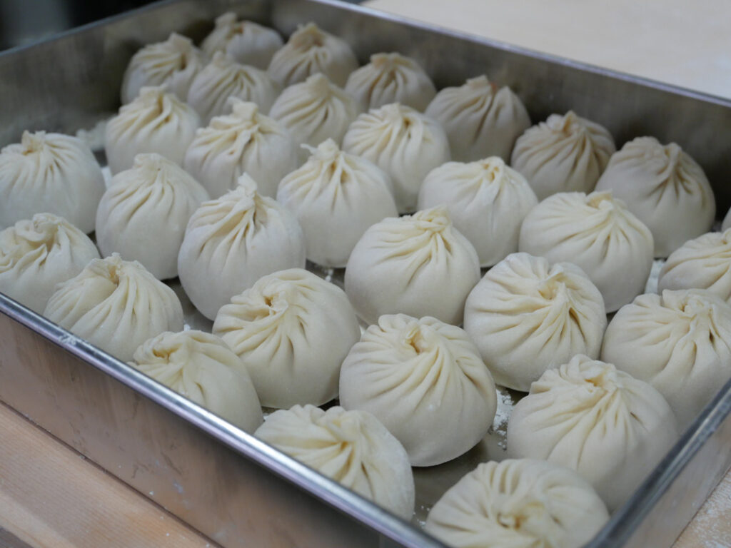 全て手作りの小籠湯包