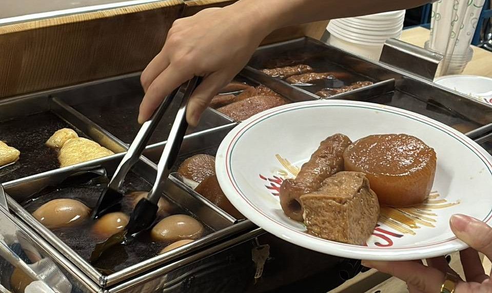 居酒屋マナビィで提供されていたおでん