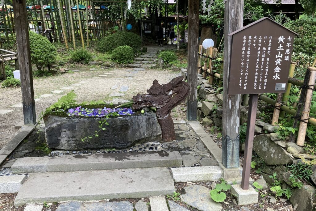 七不思議のひとつ黄金水