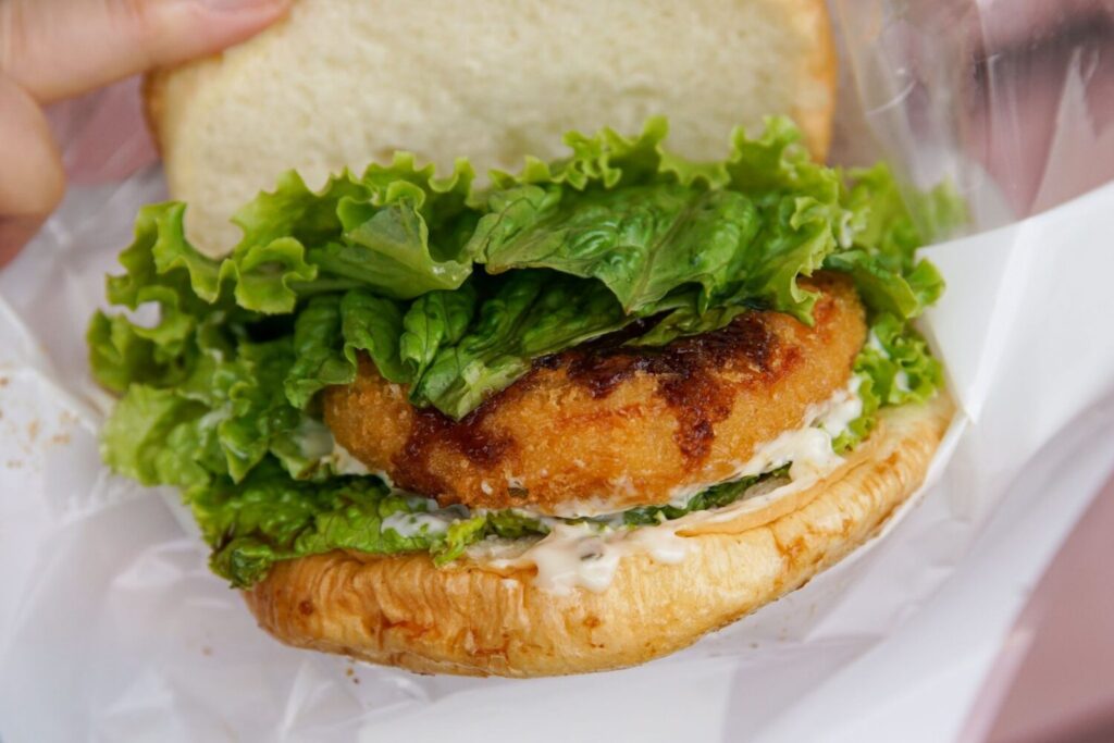 海鮮カツバーガー2
